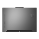 2023 TUF Gaming F15_Rear view of the TUF Gaming F15, with the TUF logo and flavor text clearly visible
