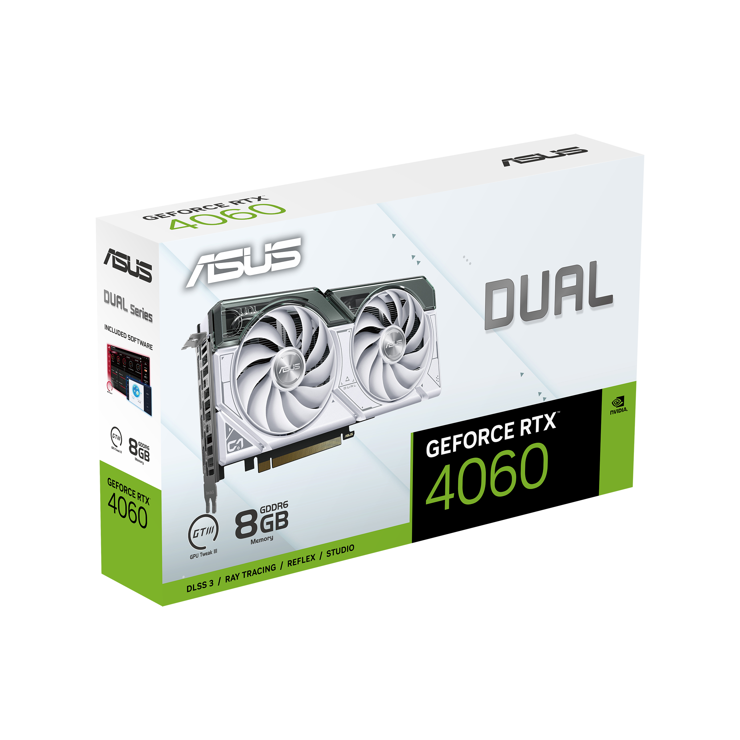(新品未使用) ASUS RTX 4060 White 8GB GDDR6 Amazon.com: ASUS Dual GeForce RTX™ 4060 OC White Edition 8GB