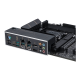 ProArt B550-CREATOR front view, tilted 45 degrees, I/O ports