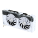 ASUS DUAL GeForce RTX 4070 White edition graphics card special view