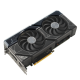 ASUS DUAL GeForce RTX 4070Ti SUPER graphics card front angled view
