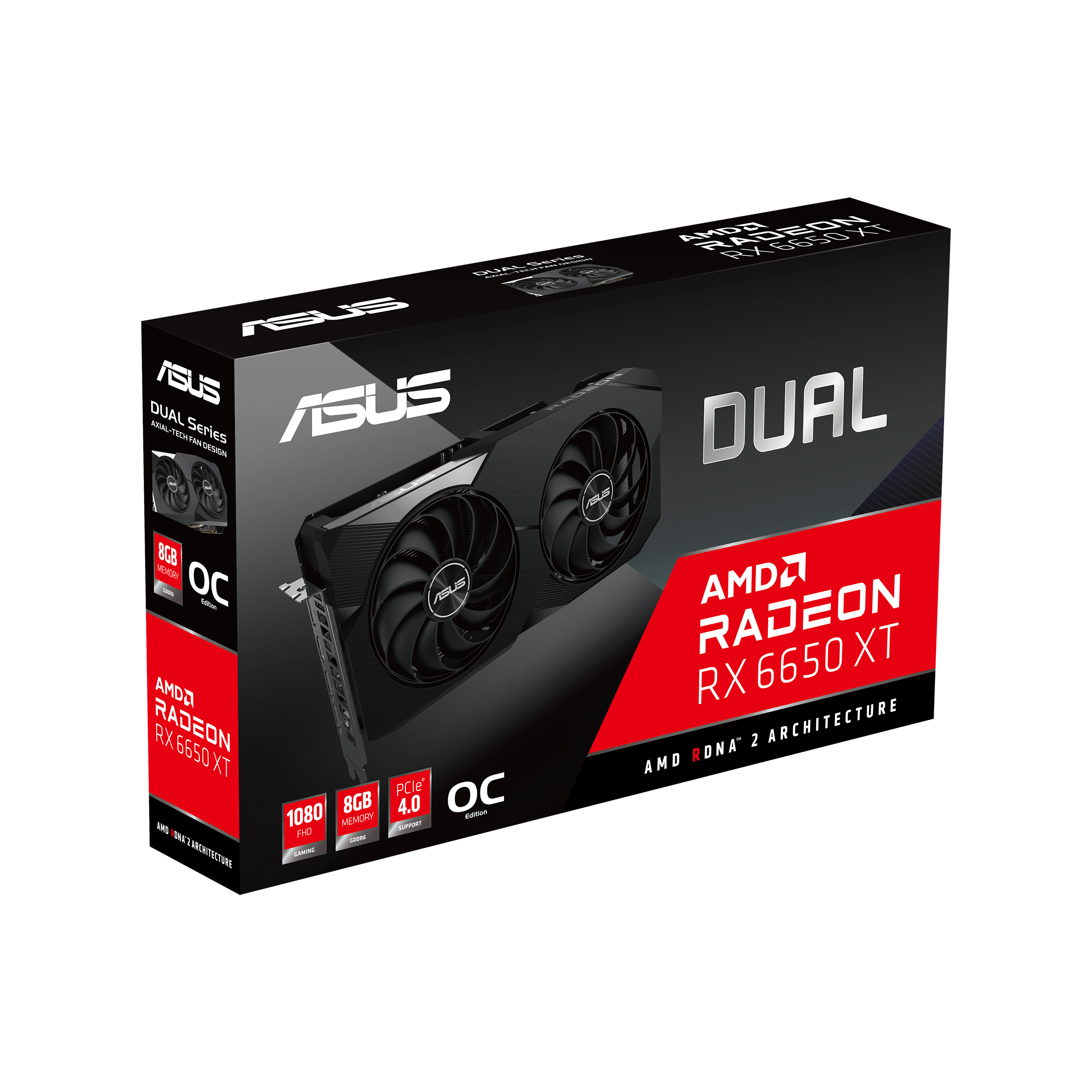 ASUS Dual Radeon™ RX 6650 XT OC超頻版8GB GDDR6 | 顯示卡| ASUS 台灣