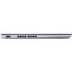 Cool Sliver ASUS Vivobook 15 OLED display the right side of the I/O port.