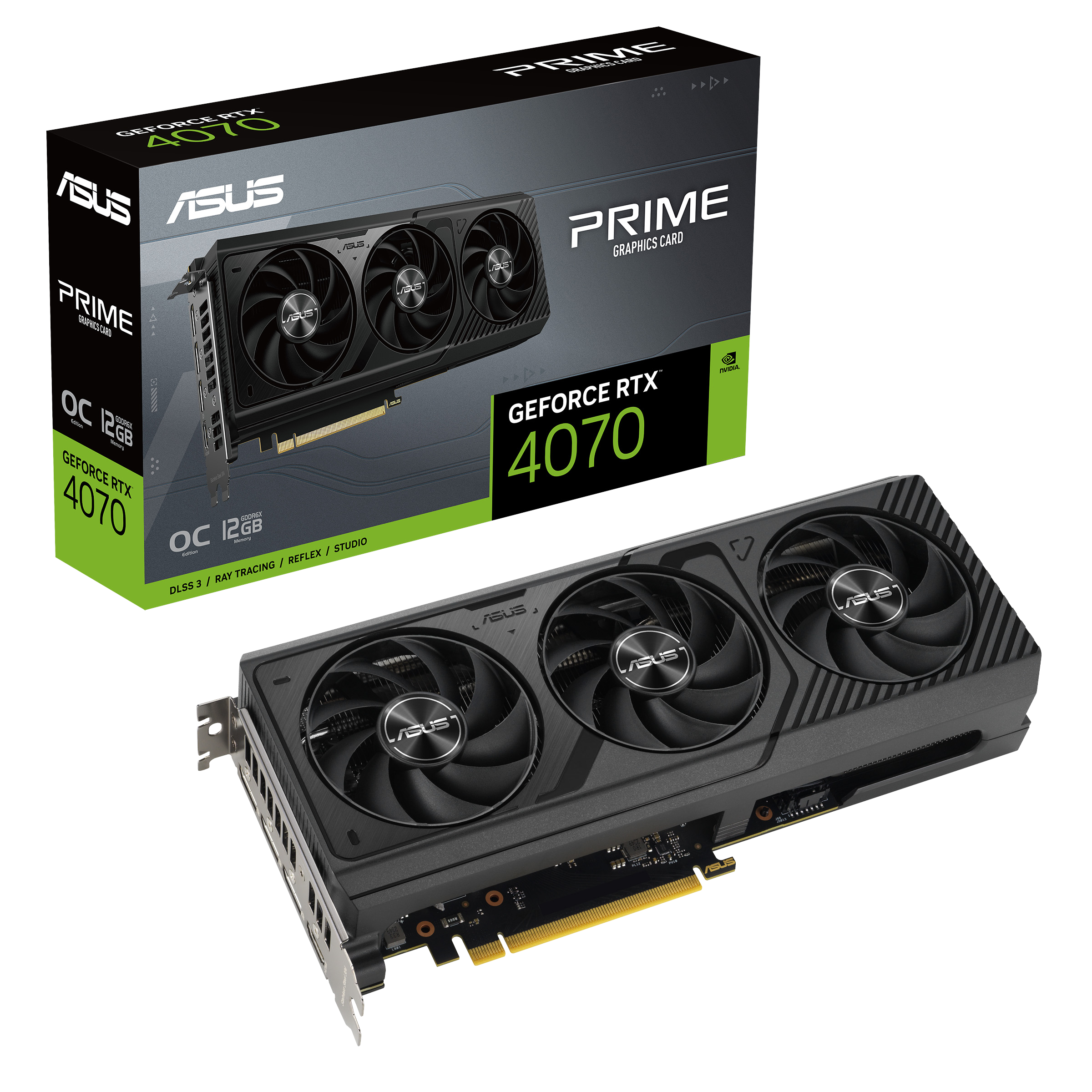 ASUS Dual GeForce RTX™ 4070 OC Edition 12GB GDDR6X