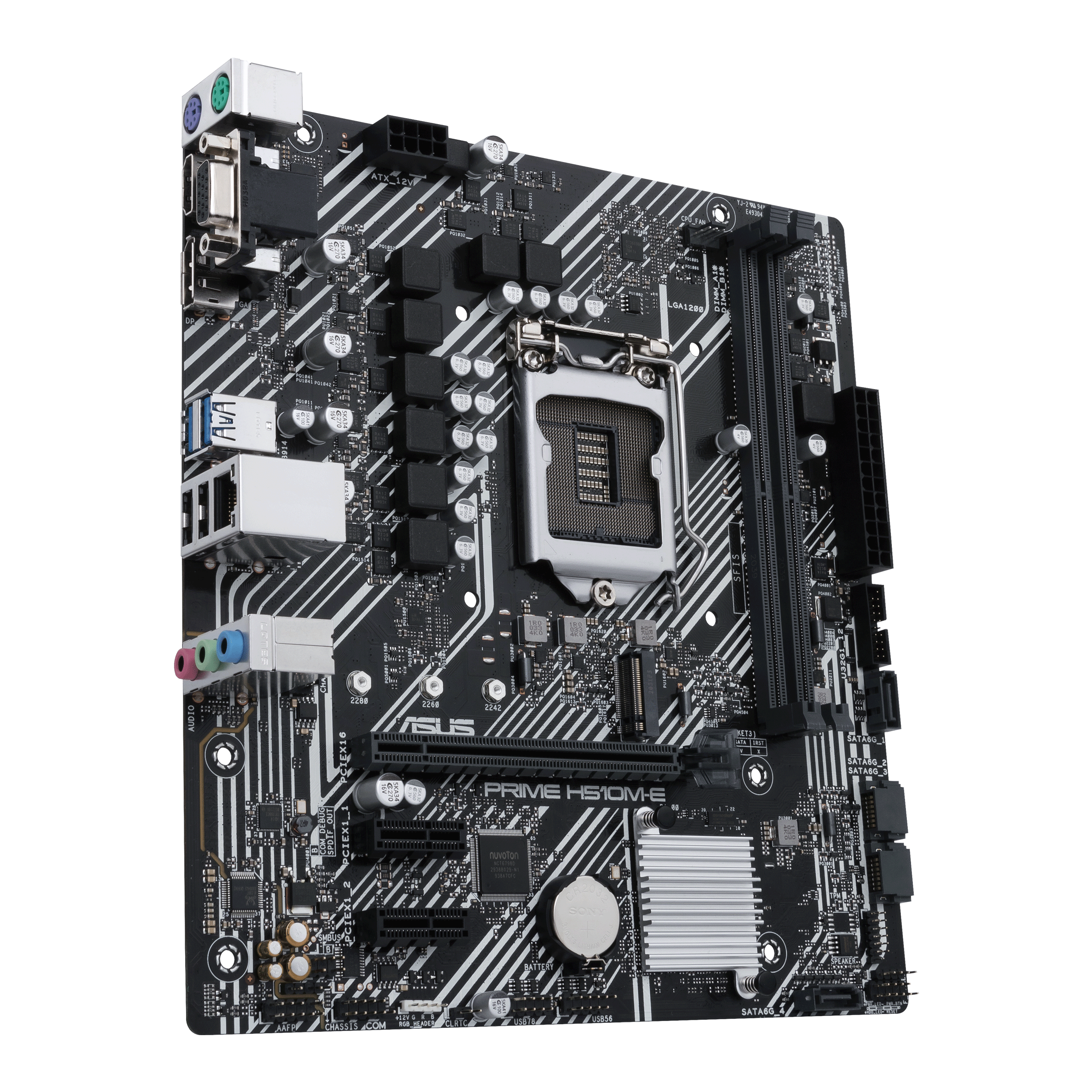 Intel Core i5 10400F + ASUS PRIME H510M E LGA 1200 Motherboard