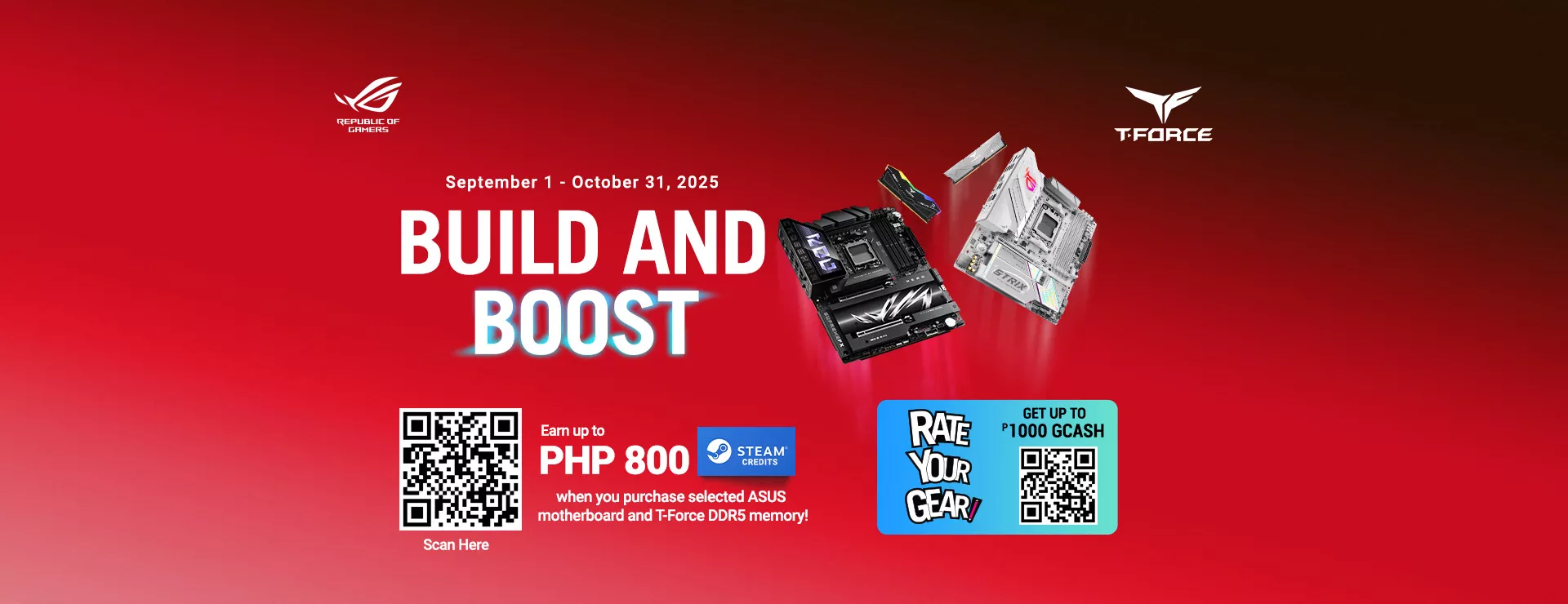 Build and Boost Promo