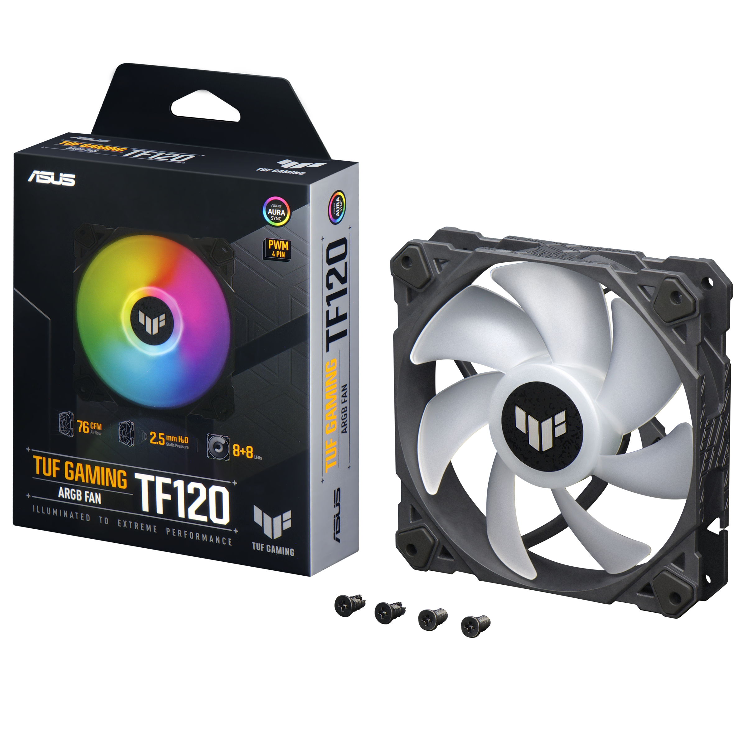 PCパーツASUS  TUF ARGB fan 3個セット