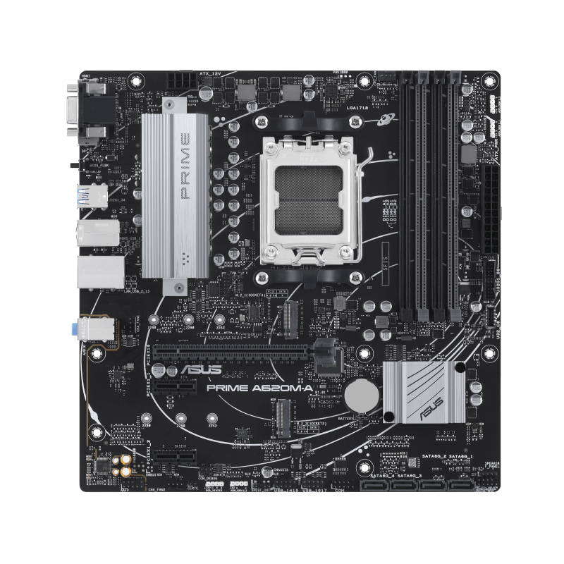 Motherboard Asus  Prime A620M K Csm  Socket Am5 2  Ddr5 Hdmi Vga Pcie 4 0 M 2 Micro Atx - PRIME A620M-K-CSM