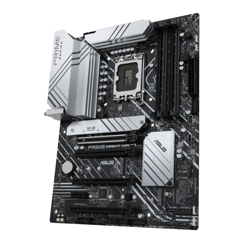 PRIME Z690-P WIFI D4-CSM motherboard, left side view