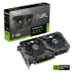 ASUS Dual GeForce RTX 4060 Ti EVO colorbox and graphics card with NVIDIA logo