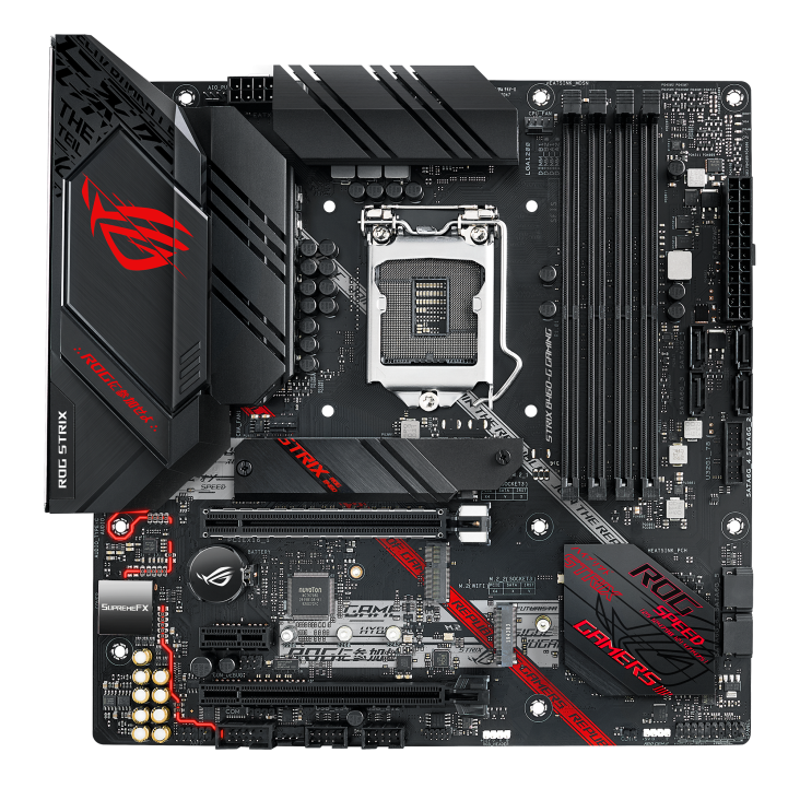 ROG STRIX B460-G GAMING front view