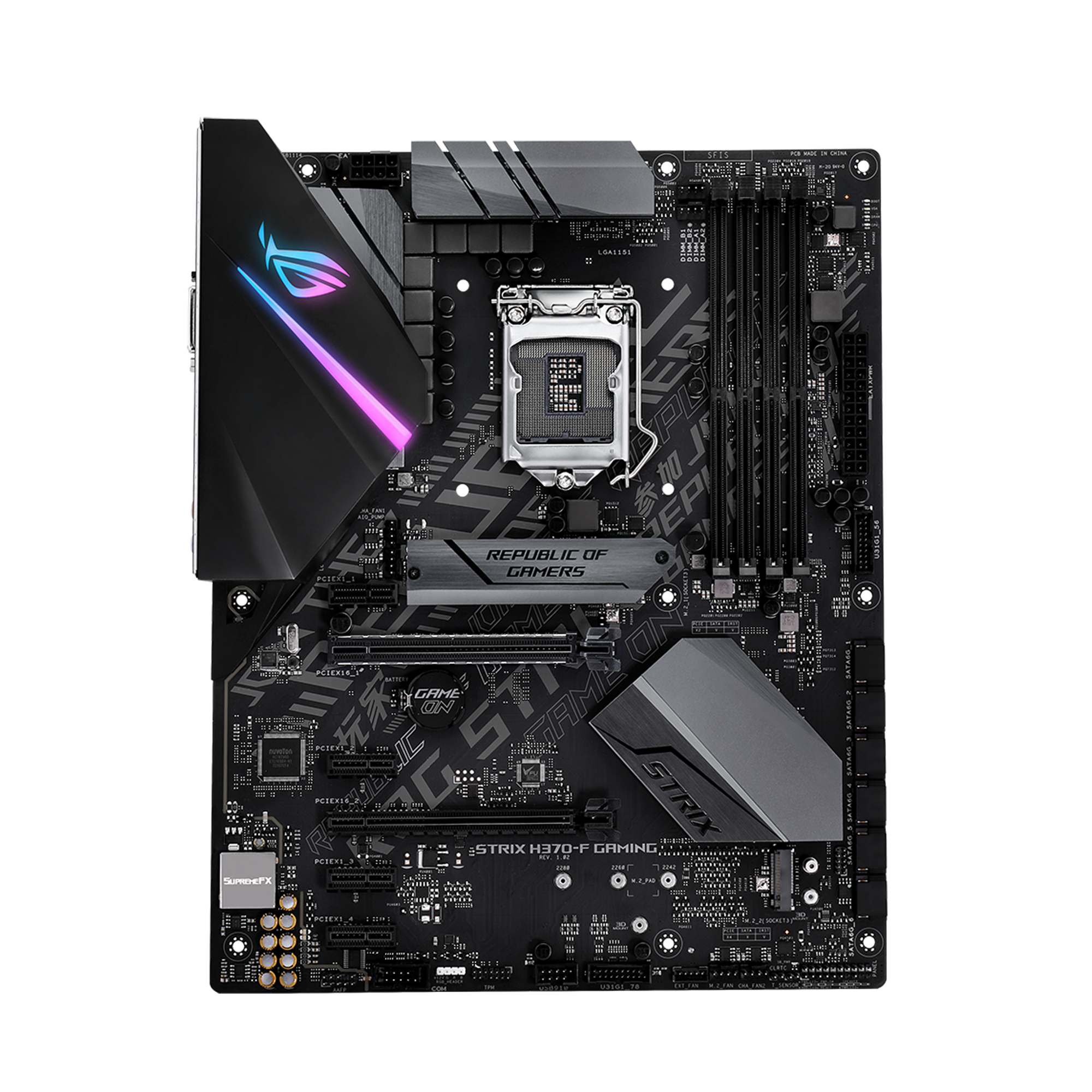 Rog Strix H370 F Gaming Rog Strix Gaming Motherboards Rog Republic Of Gamers Rog Global