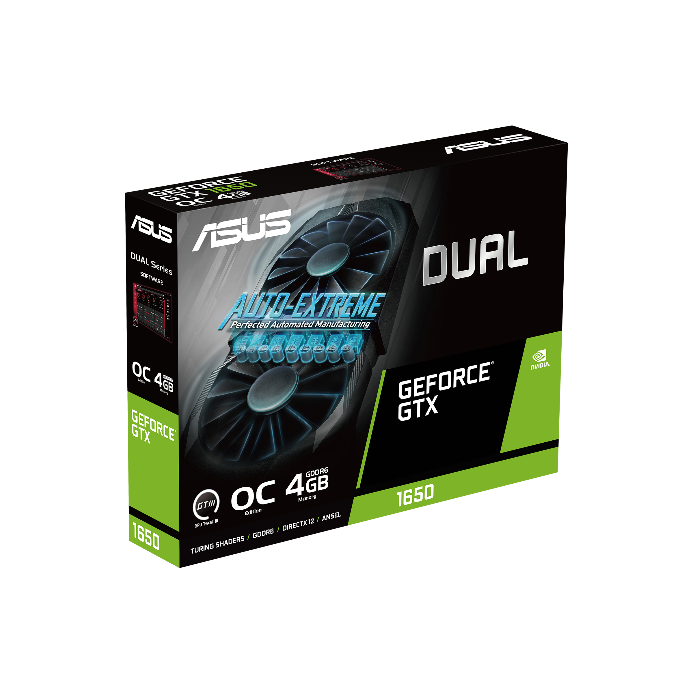 ASUS Dual GeForce GTX 1650 V2 OC Edition 4GB GDDR6 Graphics