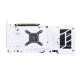 TUF Gaming GeForce RTX 4070 Ti white graphics card rear view 