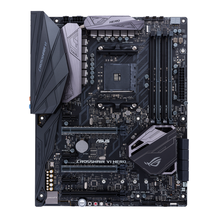 ROG CROSSHAIR VI HERO front view