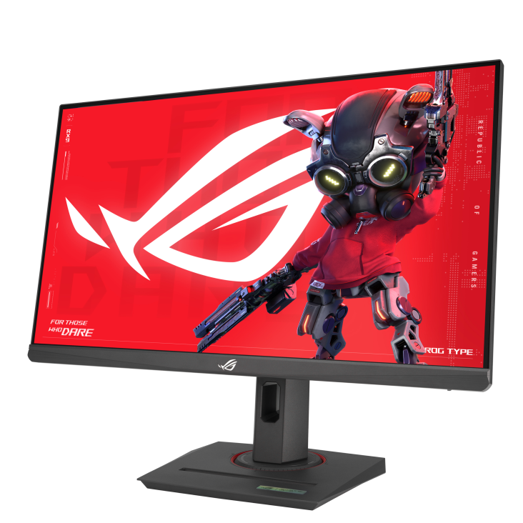 ROG Strix XG259CS front view, to the left