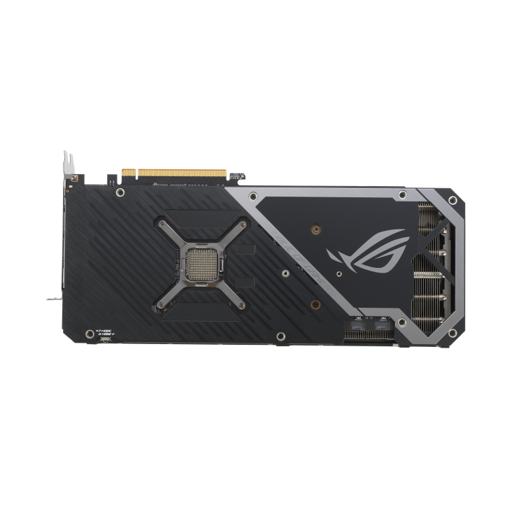 ROG-STRIX-RX6800-O16G-GAMING graphics card, rear view