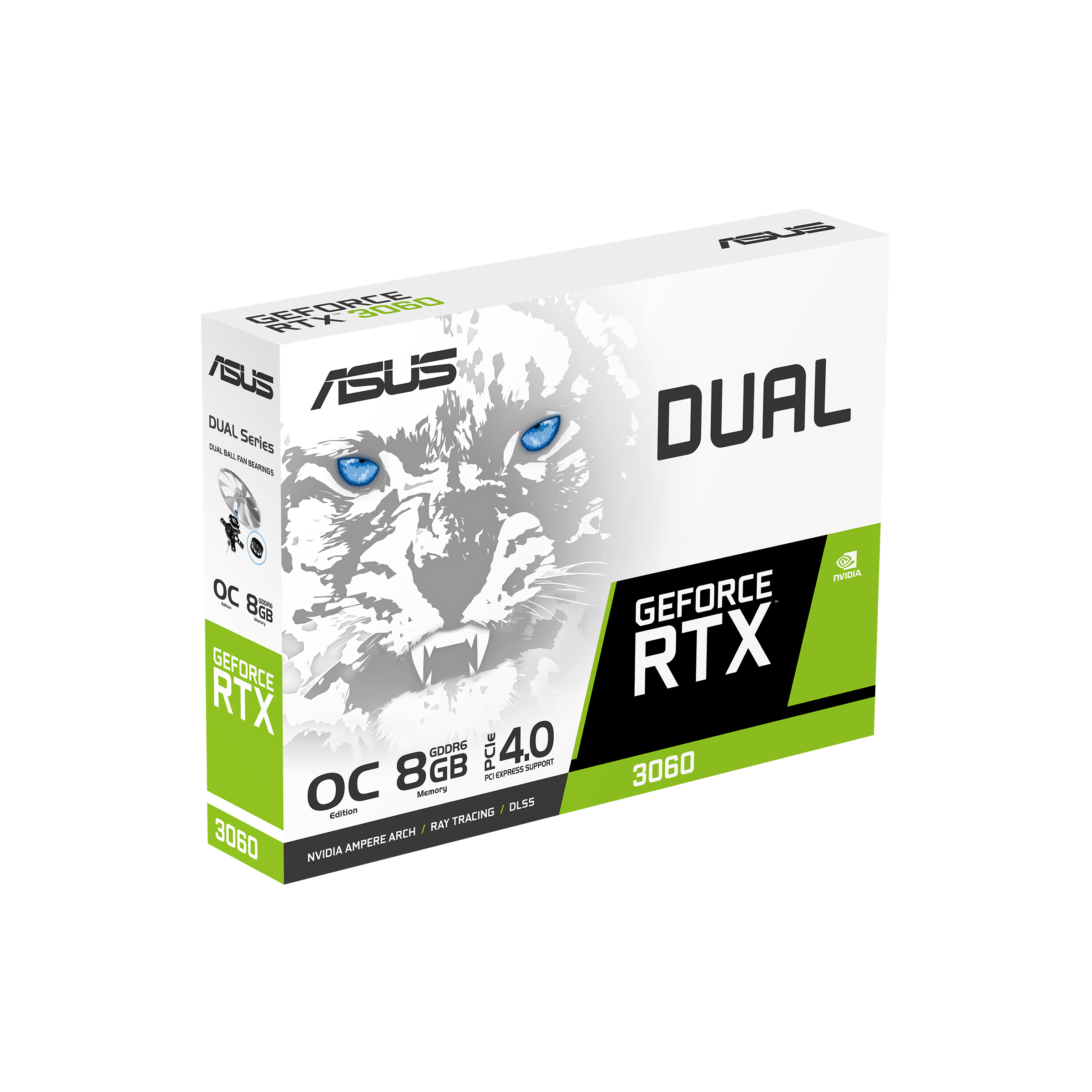 ASUS Dual GeForce RTX 3060 White OC Edition 8GB GDDR6