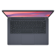 ASUS Chromebook CX14 in Quiet Blue showing keyboard