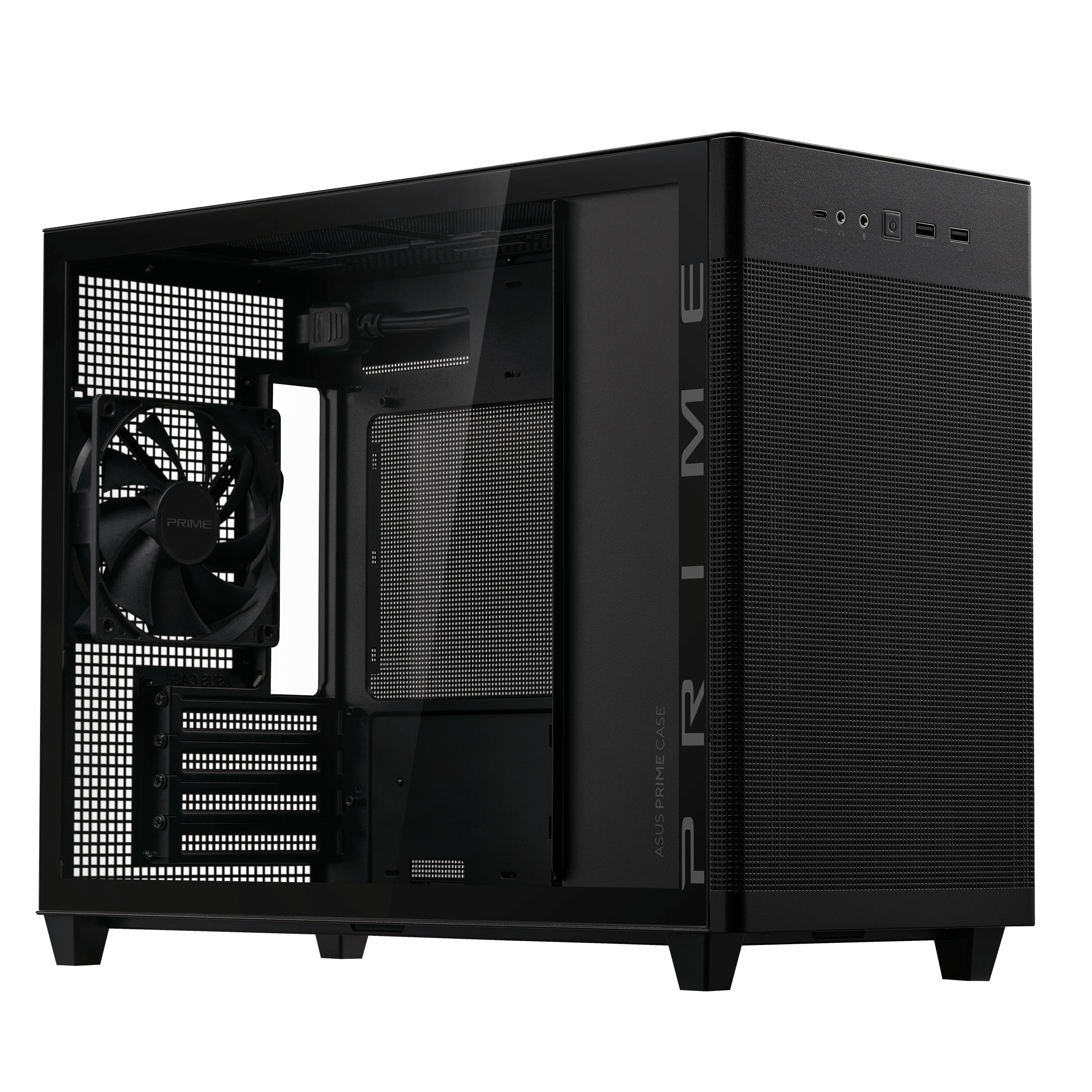 未使用品〉ASUS PRIME AP201 Micro ATX Case - PCパーツ