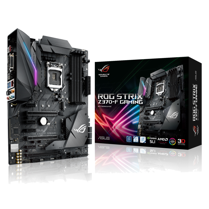 ROG STRIX Z370-F GAMING with the box