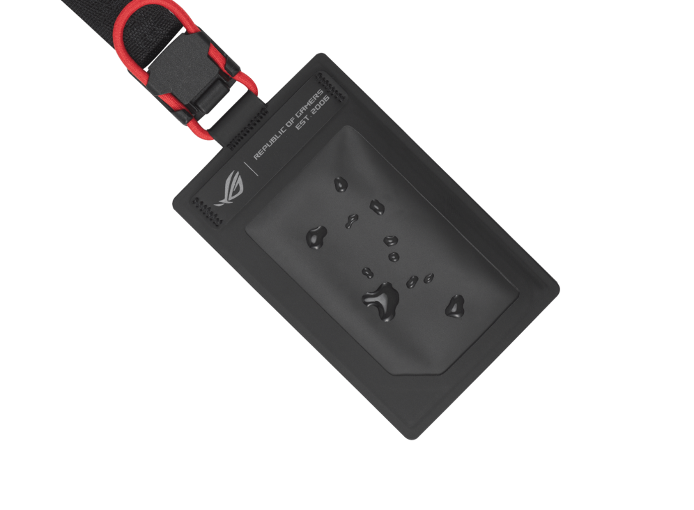 ROG Card Holder II – front view with waterproof