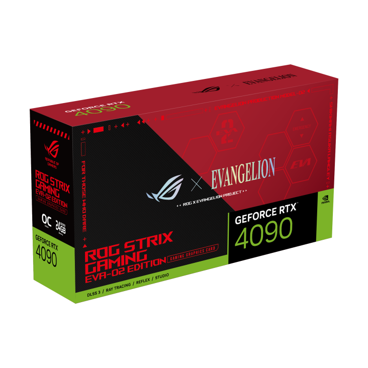 ROG Strix GeForce RTX 4090 EVA-02 OC edition packaging