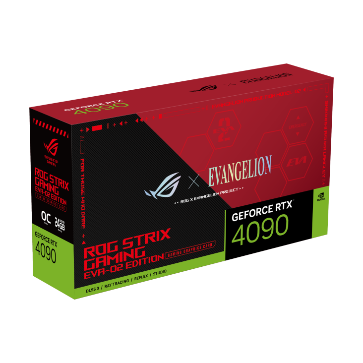 ROG Strix GeForce RTX™ 4090 24GB GDDR6X OC EVA-02 Edition