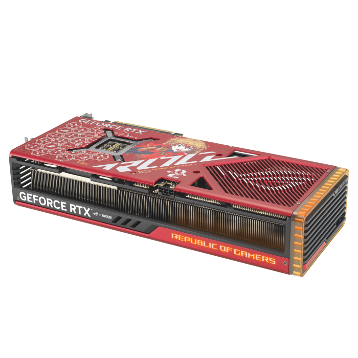 ROG Strix GeForce RTX 4090 EVA-02 graphics card back view 2