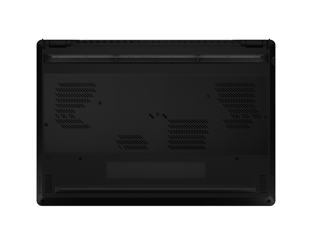 2023 Zephyrus M16 View of the bottom of the M16