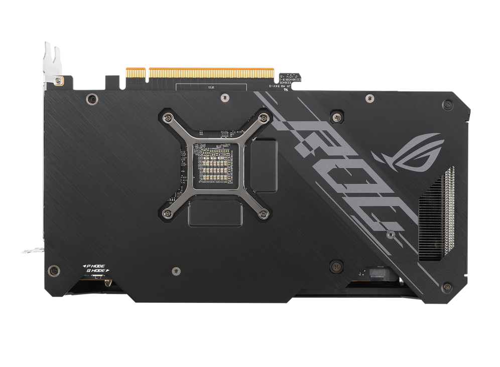 ROG Strix Radeon™ RX 6650 XT V2 OC Edition graphics card, rear view