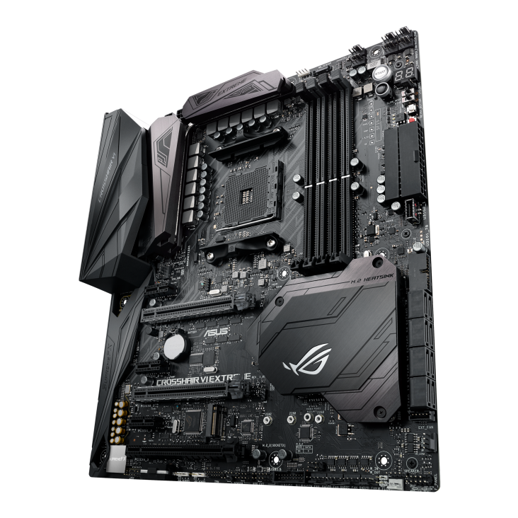 ROG CROSSHAIR VI EXTREME angled view from right