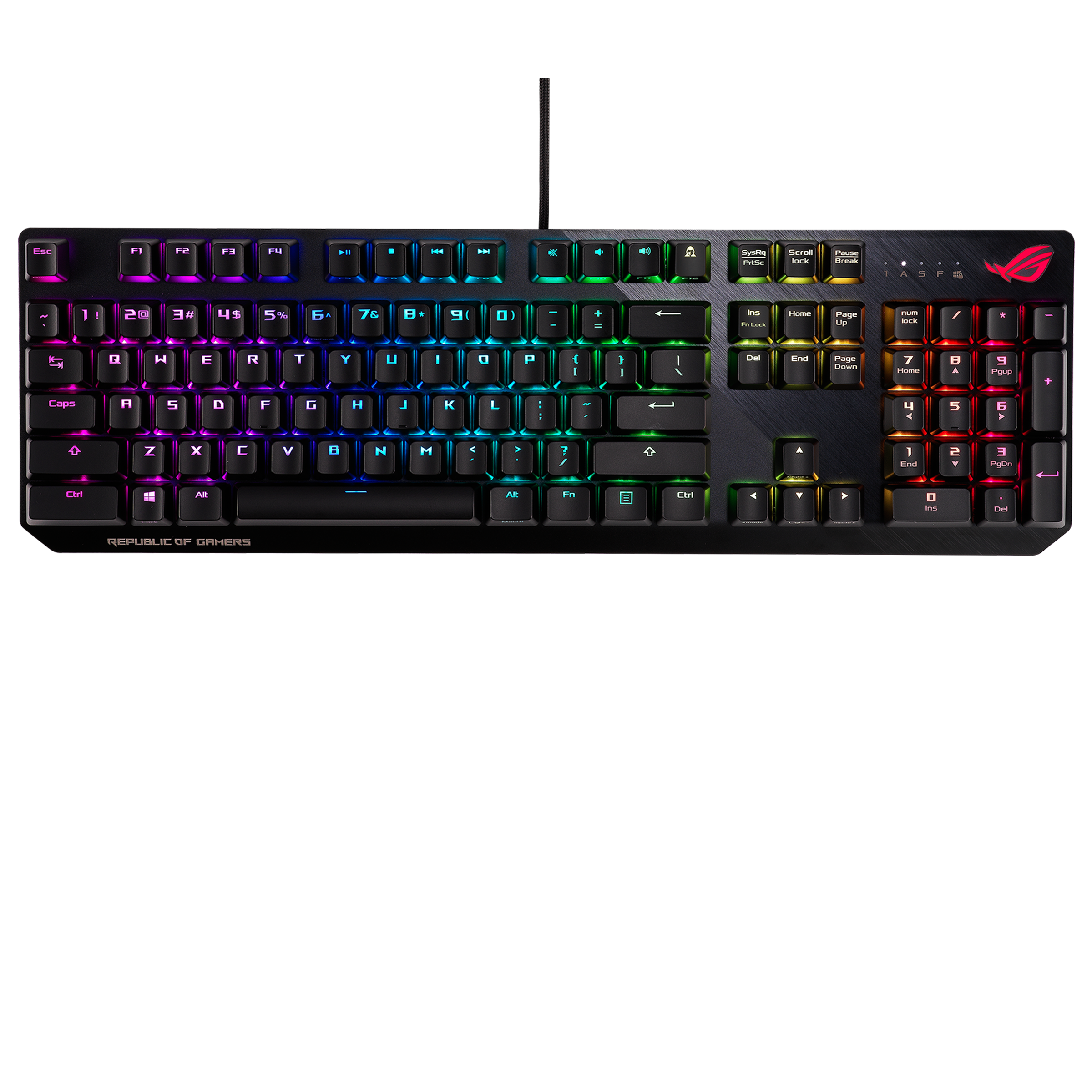 ASUS Keyboard Asus ROG STRIX SCOPE II/NXSW/DE/PBT - Keyboard