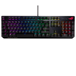  ASUS Mechanical Gaming Keyboard - ROG Strix Scope RX, USB 2.0  Passthrough, 2X Wider Ctrl Key, Armoury Crate RGB Lighting & ROG Gladius  III Wired Gaming Mouse