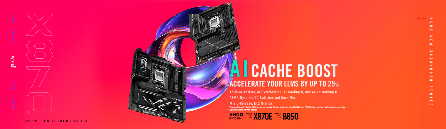ASUS new X870/B850 Series