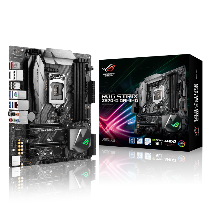 ROG STRIX Z370-G GAMING with the box