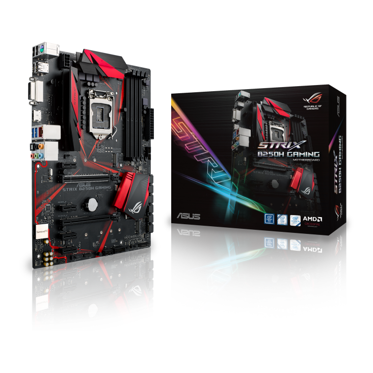 ROG STRIX B250H GAMING front view