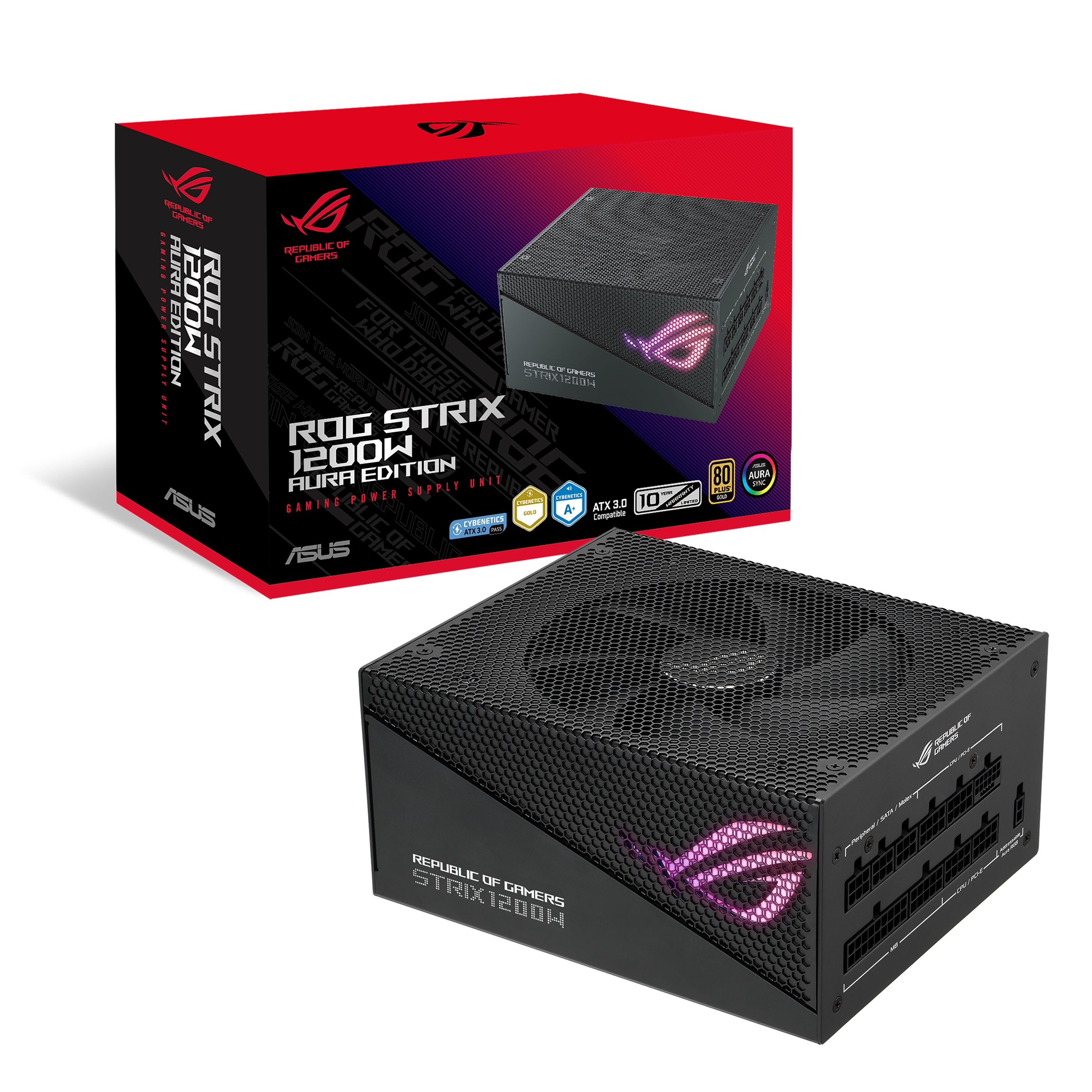 Asus ROG STRIX 1200W Gold Aura Edition Alimentation PC 1200 W