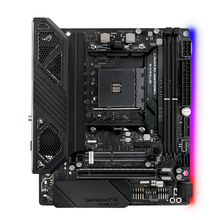 ROG Crosshair VIII Impact front view