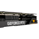 TUF Gaming GeForce RTX 3080 12GB graphics card, hero shot, highlighting the heatsink