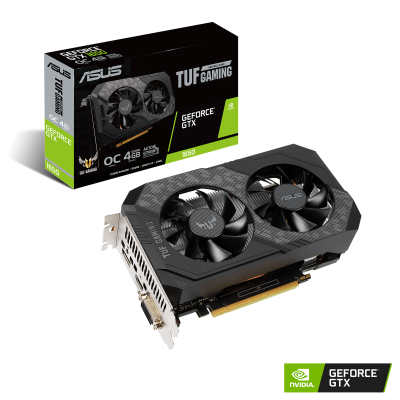 Asus TUF-GTX1650-O4GD6-P-GAMING 128-Bit GDDR6 PCI Express 3.0 HDCP