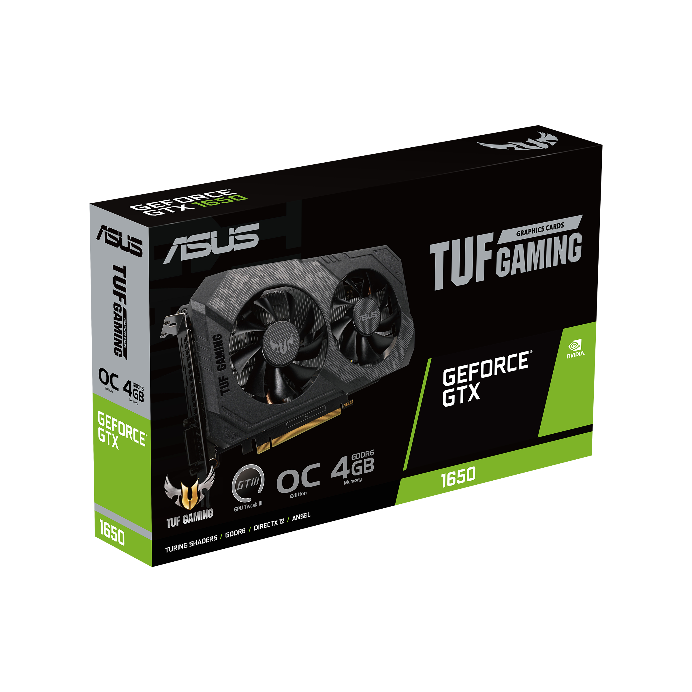 ASUS TUF Gaming GeForce® GTX 1650 V2 OC Edition 4GB GDDR6