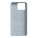 A grey RhinoShield SolidSuit Case (standard) angled view from back, seeing the magnetic ring