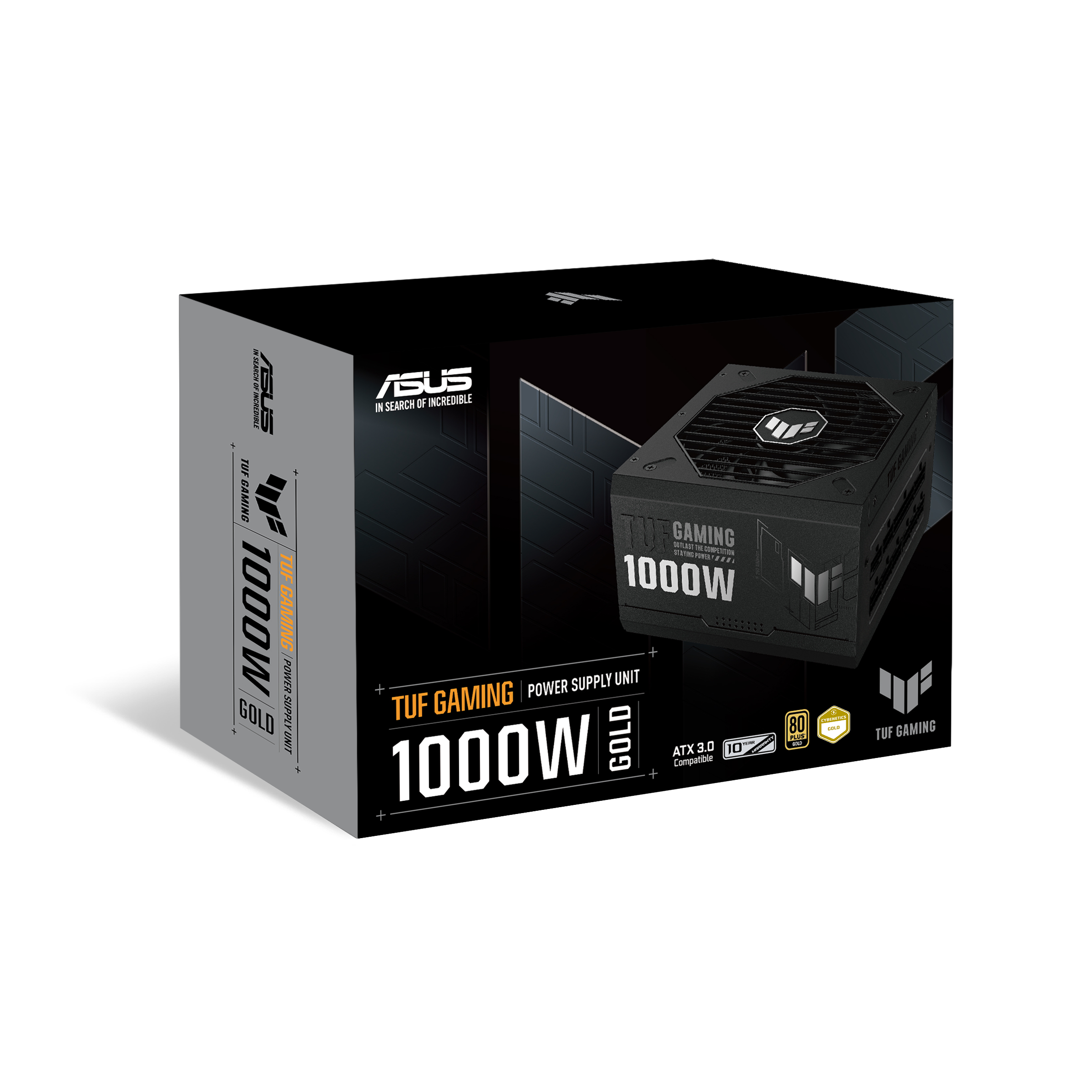 ASUS TUF Gaming 1000W Gold (1000 Watt, ATX 3.0 Compatible Fully Modular  Power Supply, 80+ Gold Certified, Military-grade Components, Dual Ball