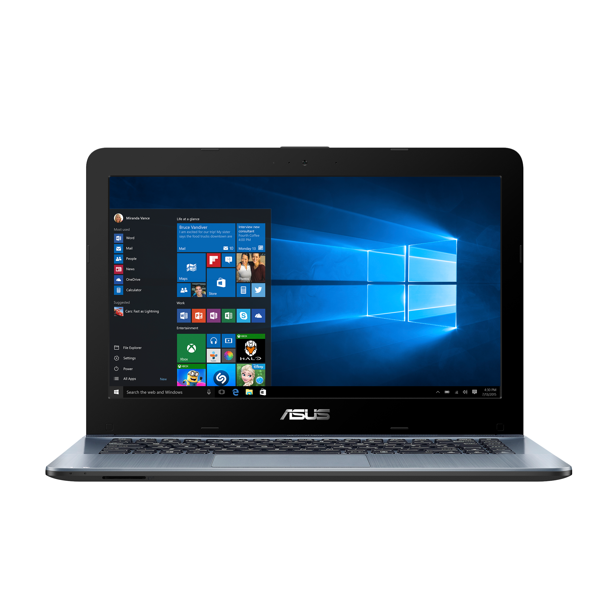 ASUS X441 - Caractéristiques techniques｜PC portables Pour la maison｜ASUS  France