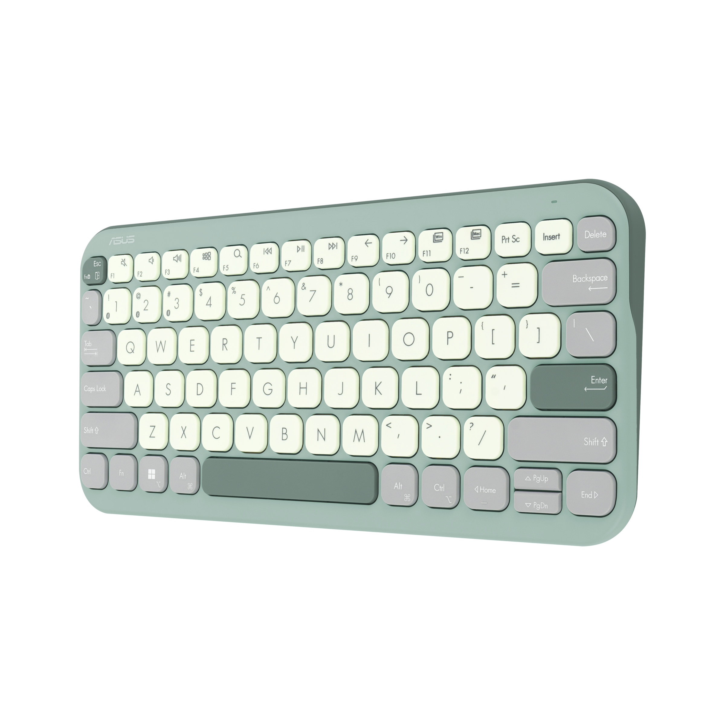 מקלדת ASUS Marshmallow KW100 green