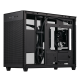 ASUS Prime AP201 Tempered Glass Black case angled shot showing behind the right side panel