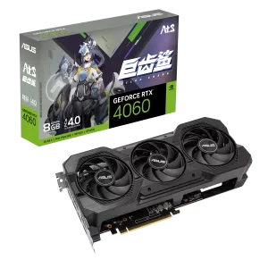 ATS-RTX4060-8G-V2-GAMING 巨齿鲨 | 显卡 | ASUS 华硕