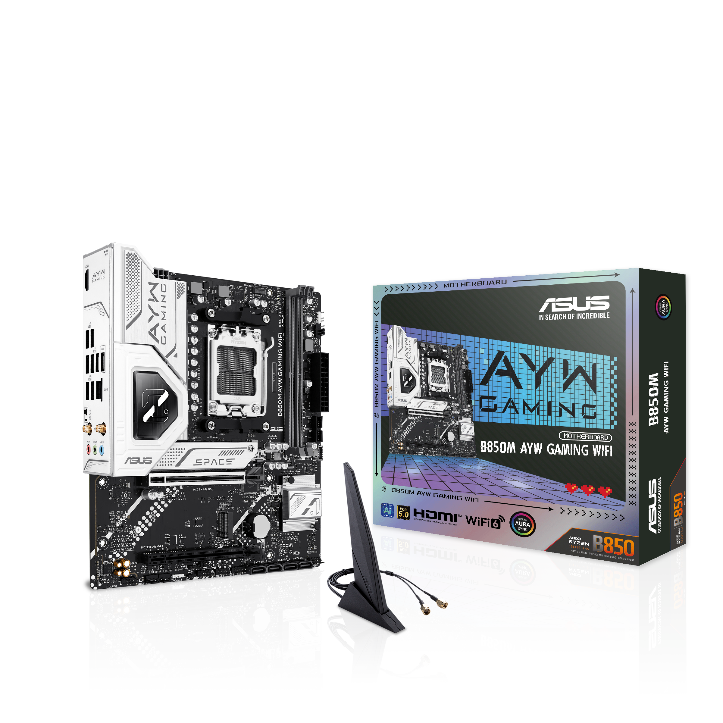 ASUS B850M AYW GAMING WIFI マザーボード B850M AYW GAMING WIFI｜Motherboards｜ASUS Global