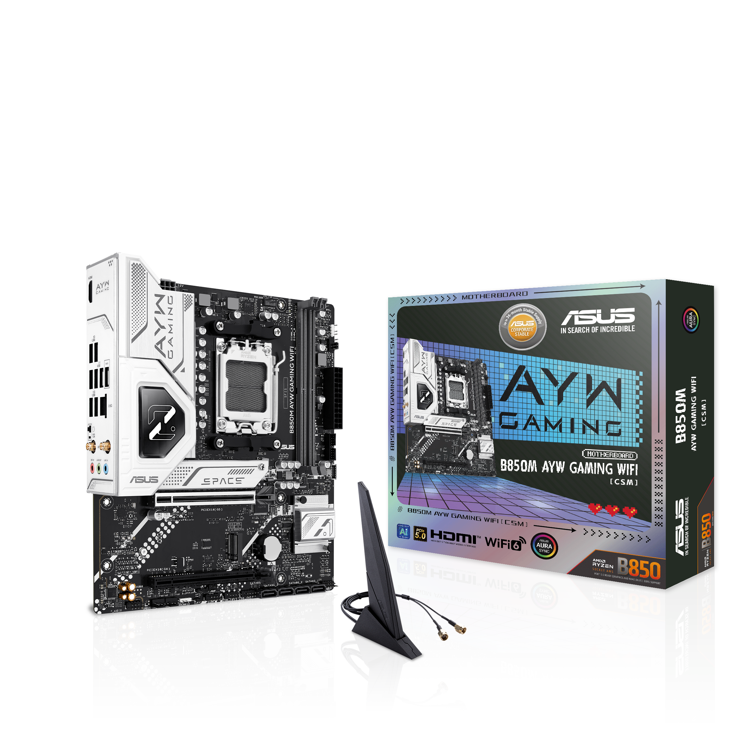 ASUS B850M AYW GAMING WIFI マザーボード B850M AYW GAMING WIFI｜Motherboards｜ASUS Global